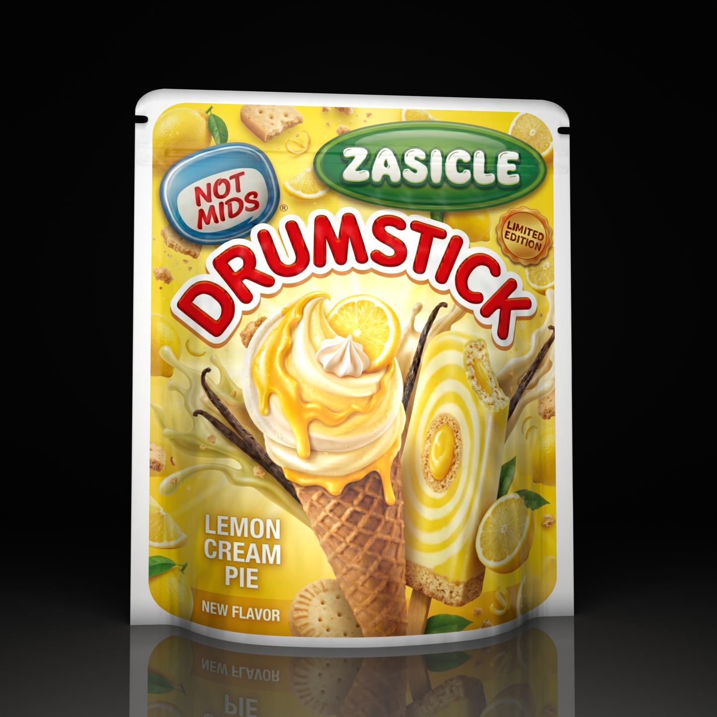 Drumsticks Lemon Cream Pie
