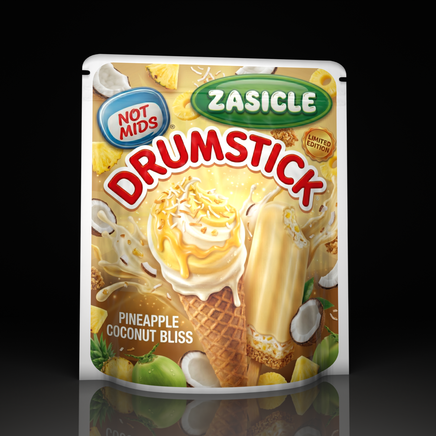 Drumsticks Pineapple Coconut Bliss