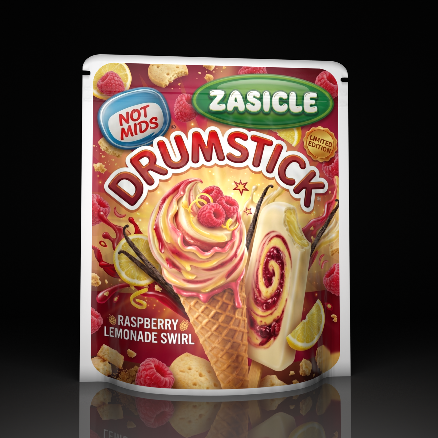 Drumsticks Raspberry Lemonade Swirl