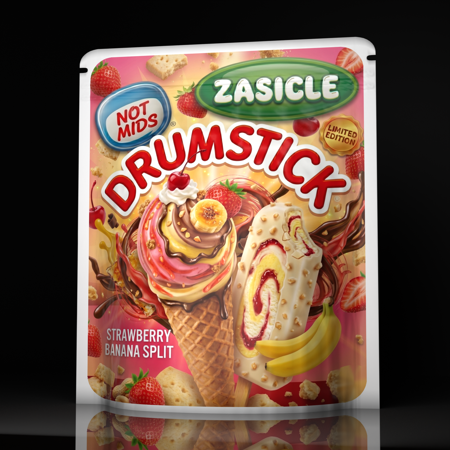 Drumsticks Strawberry Shortcake