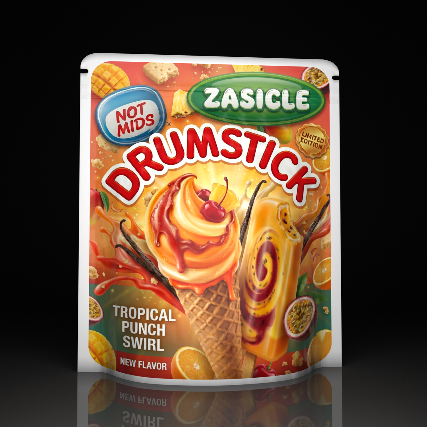 Drumsticks Tropical Punch Swirl