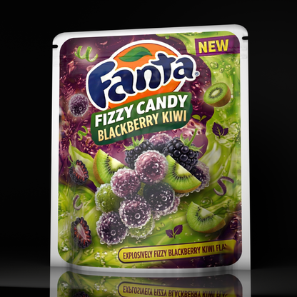 Fanta Fizzy Candy Blackberry Kiwi