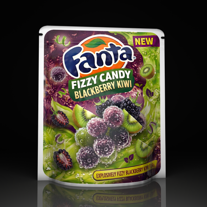Fanta Fizzy Candy Blackberry Kiwi