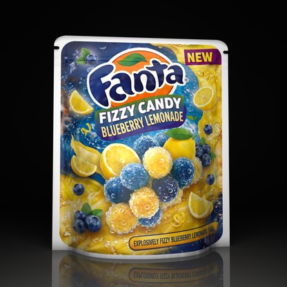 Fanta Fizzy Candy Blueberry Lemonade