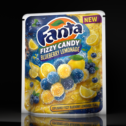 Fanta Fizzy Candy Blueberry Lemonade