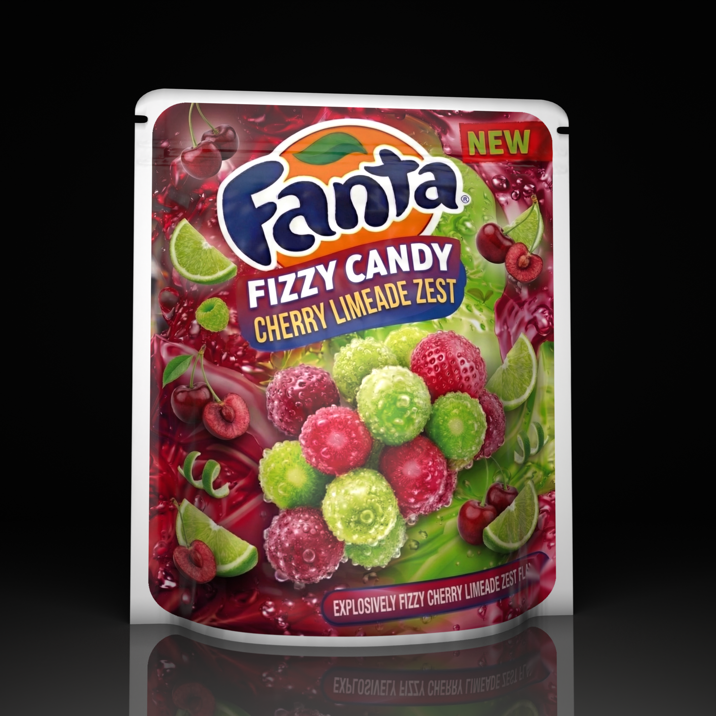 Fanta Fizzy Candy Cherry Limeade Zest