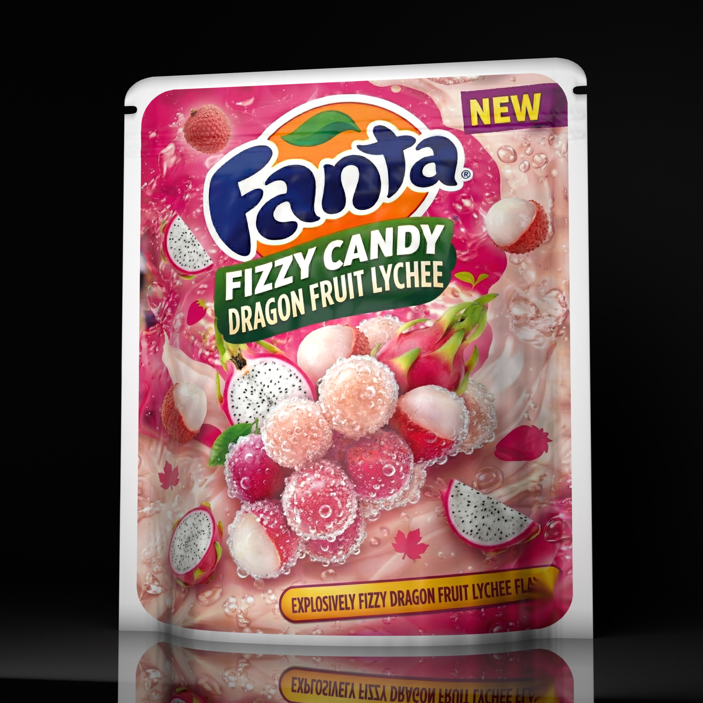 Fanta Fizzy Candy Dragonfruit Lychee