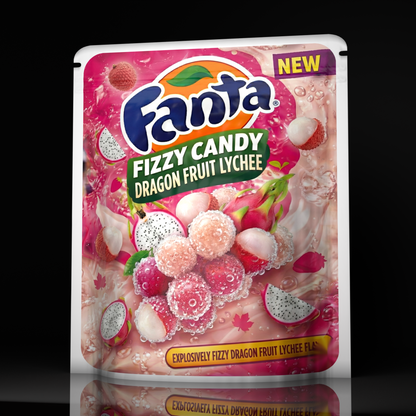 Fanta Fizzy Candy Dragonfruit Lychee