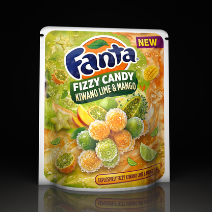 Fanta Fizzy Candy Kiwano Lime Mango