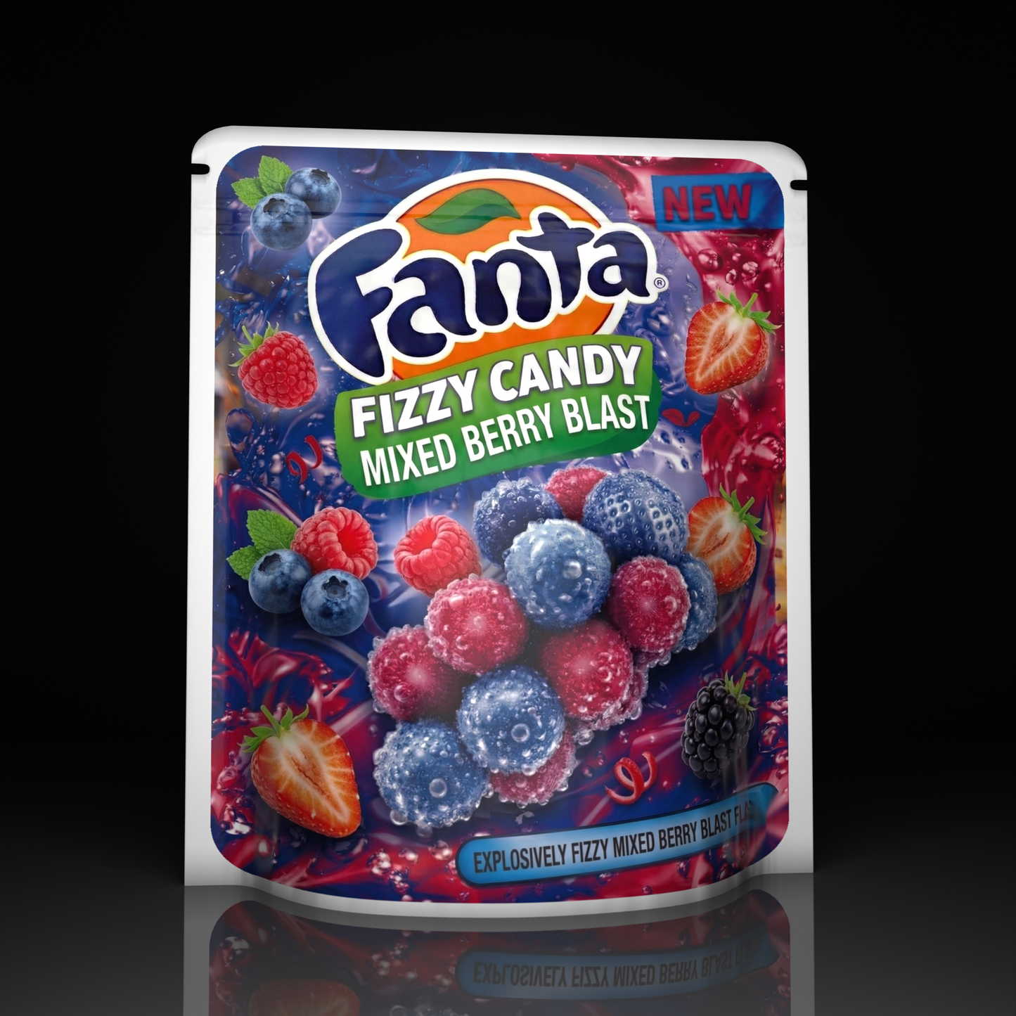 Fanta Fizzy Candy Mixed Berry Blast