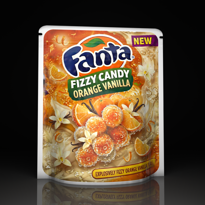 Fanta Fizzy Candy Orange Vanilla