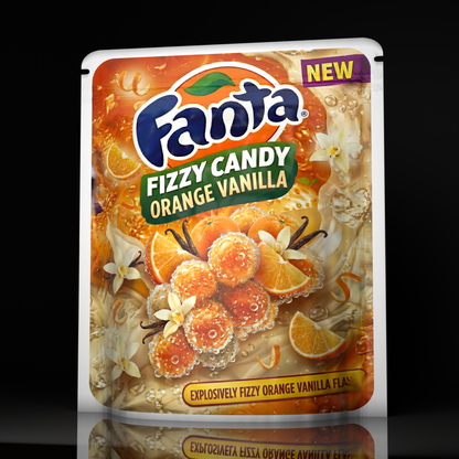 Fanta Fizzy Candy Orange Vanilla