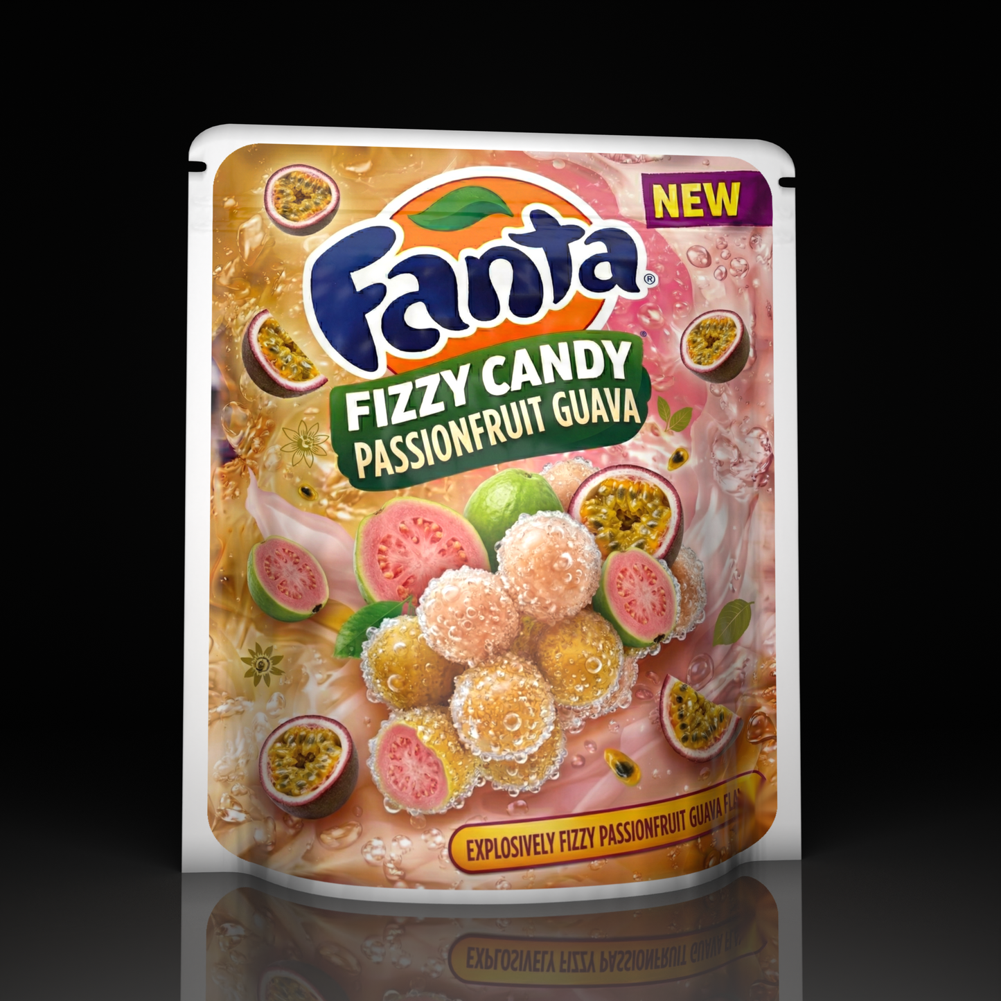 Fanta Fizzy Candy Passionfruit Guava