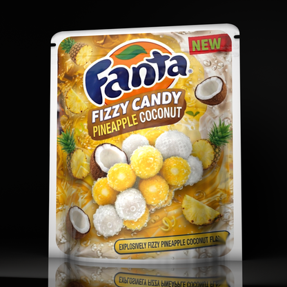 Fanta Fizzy Candy Pineapple Coconut