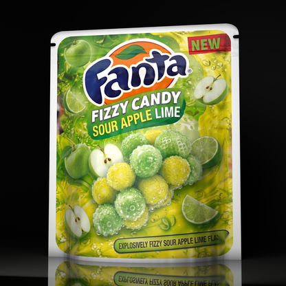Fanta Fizzy Candy Sour Apple Lime