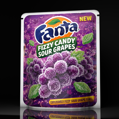 Fanta Fizzy Candy Sour Grapes