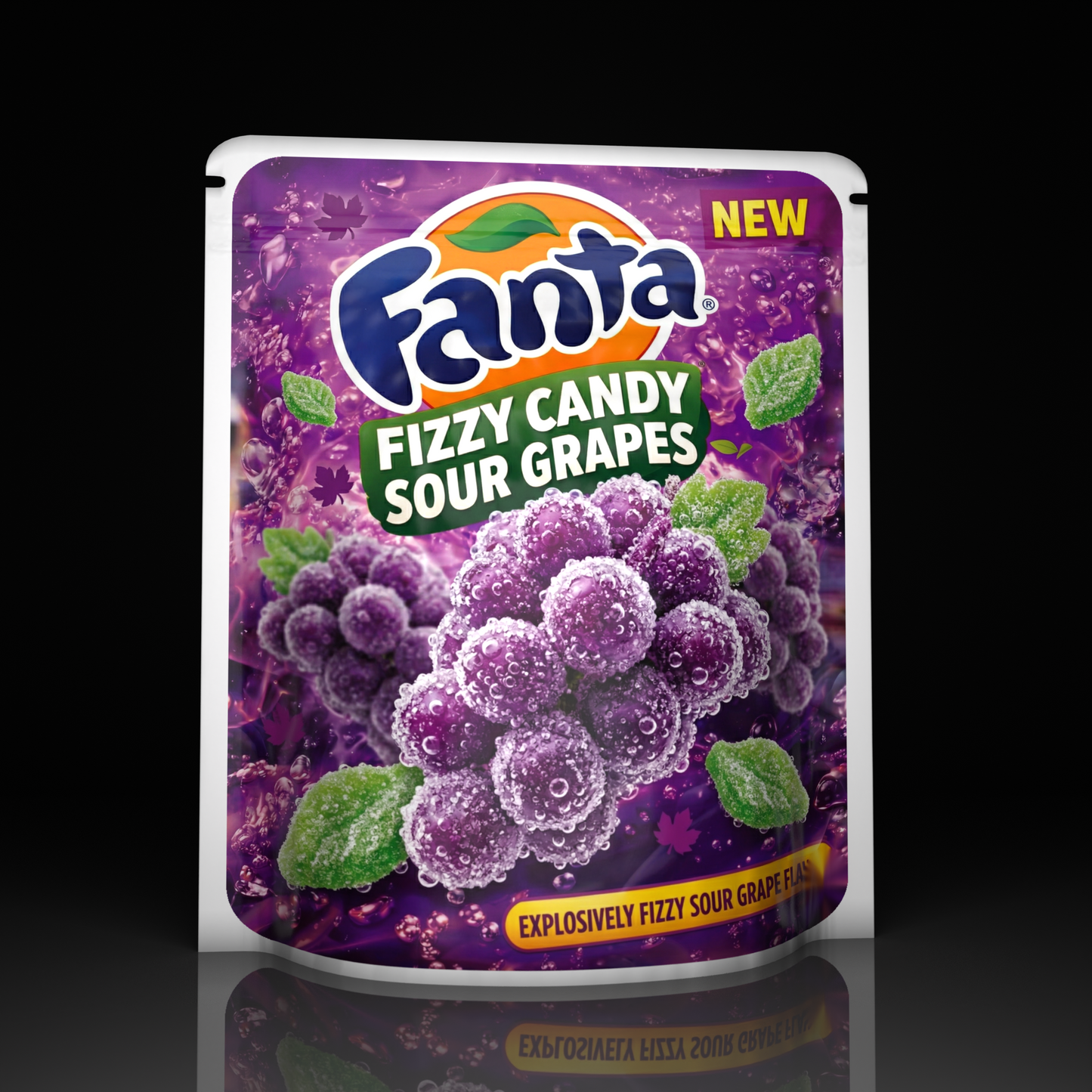 Fanta Fizzy Candy Sour Grapes