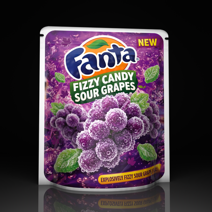 Fanta Fizzy Candy Sour Grapes