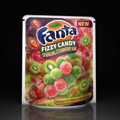 Fanta Fizzy Candy Strawberry Kiwi
