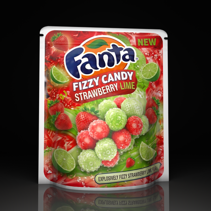 Fanta Fizzy Candy Strawberry Lime
