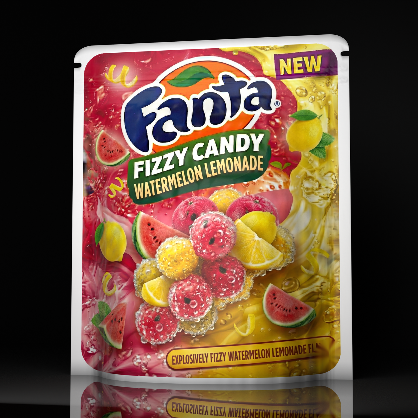 Fanta Fizzy Candy Watermelon Lemonade