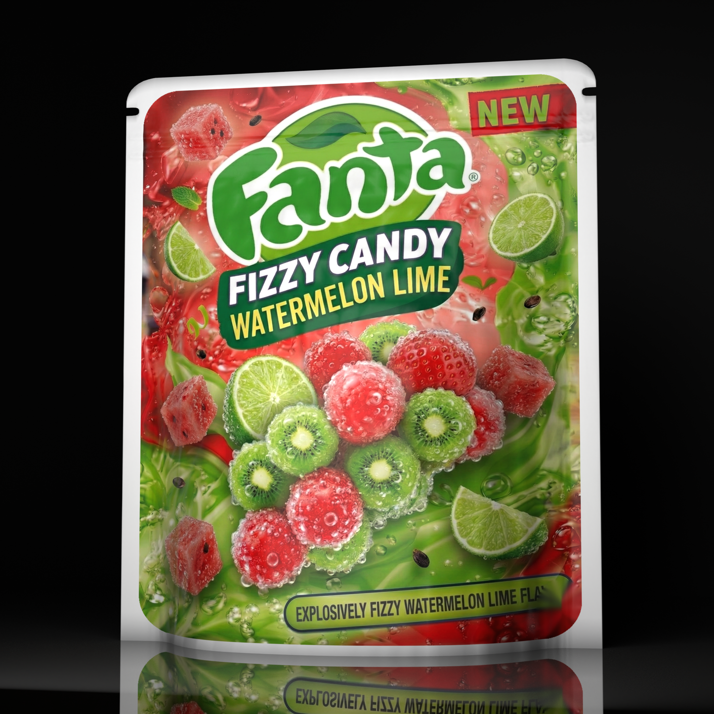 Fanta Fizzy Candy Watermelon Lime