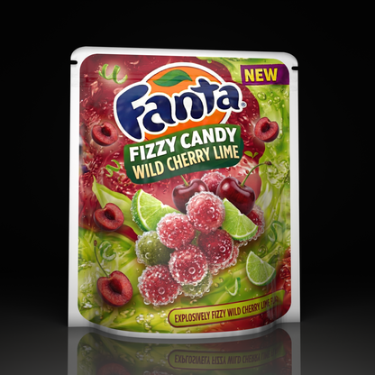 Fanta Fizzy Candy Wild Cherry Lime
