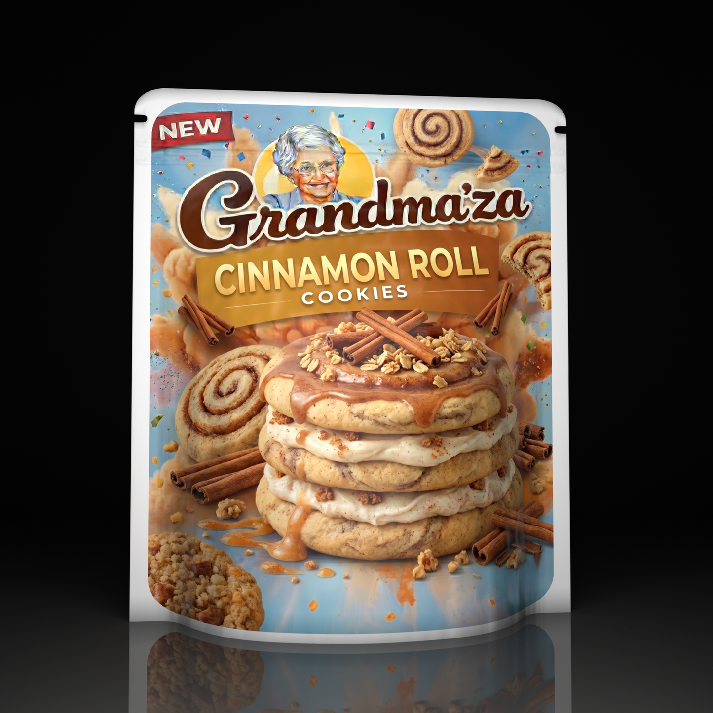 Grandma Za Cinnamon Roll
