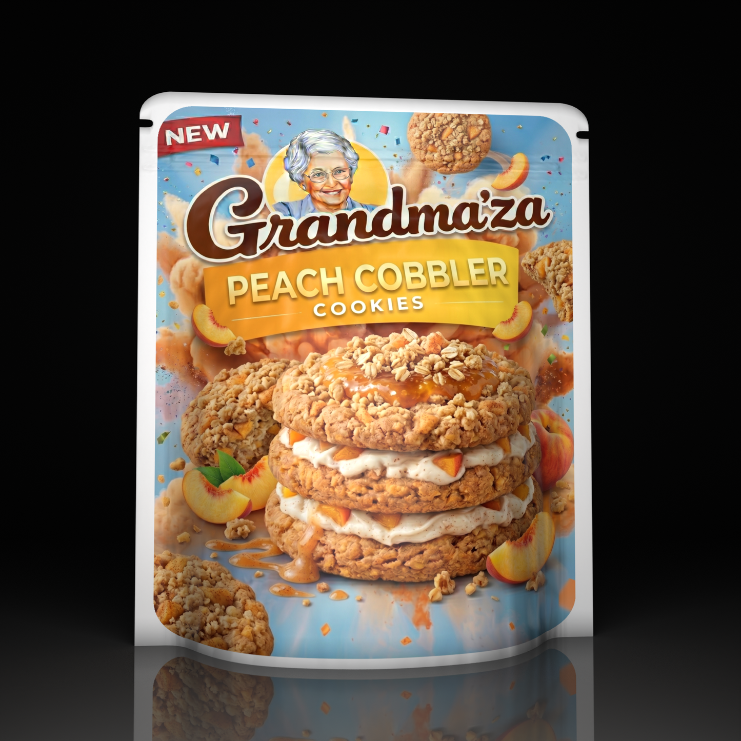Grandma Za Peach Cobbler