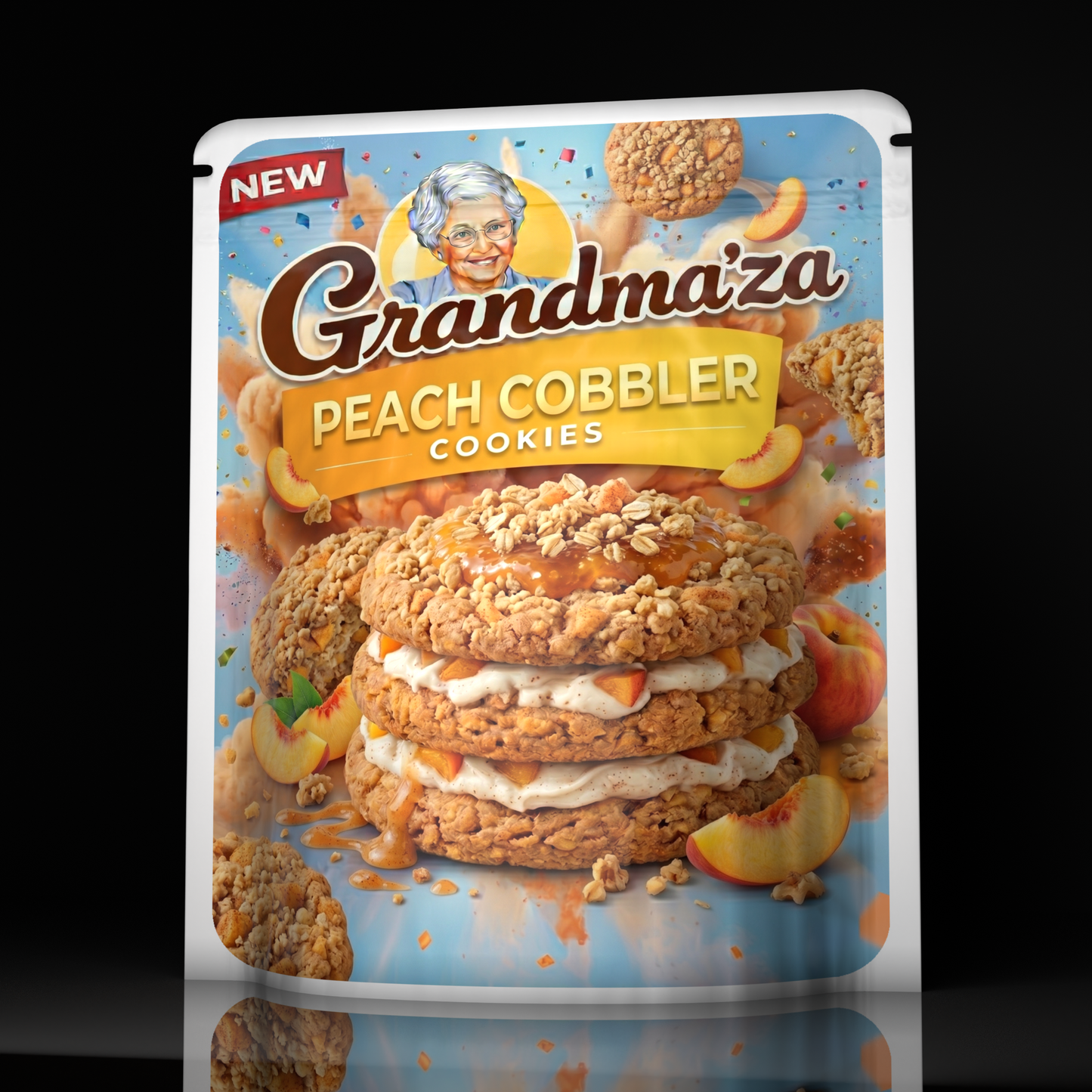 Grandma Za Peach Cobbler