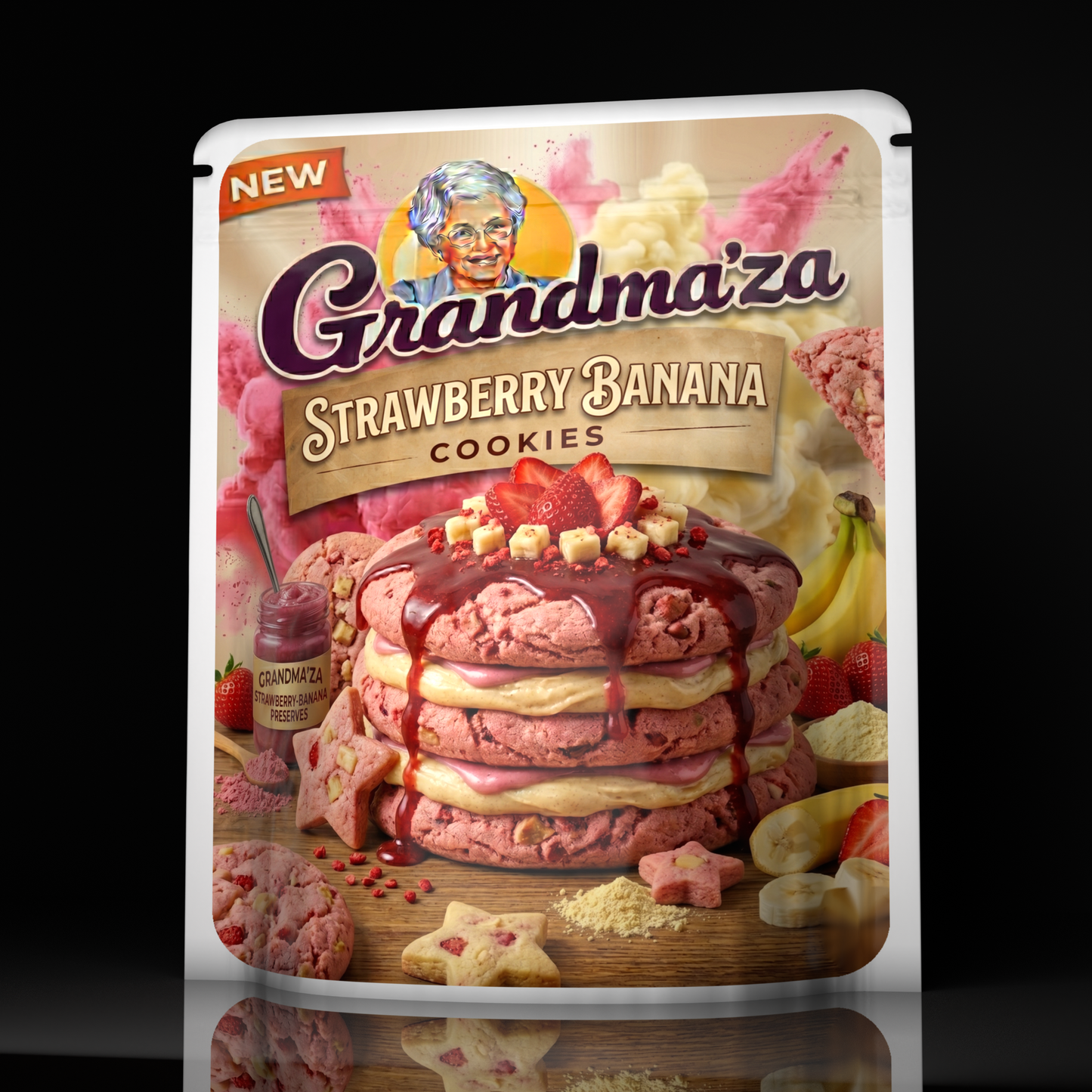 Grandma Za Strawberry Banana