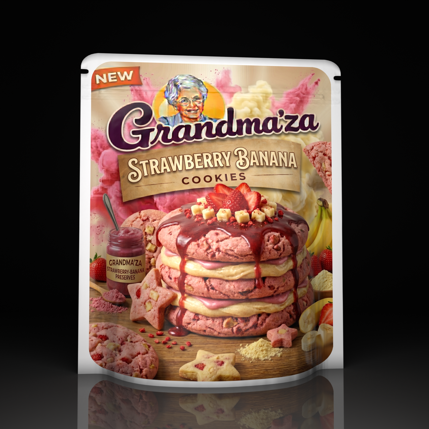 Grandma Za Strawberry Banana