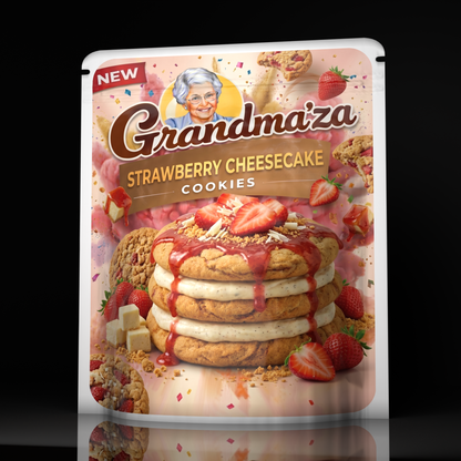 Grandma Za Strawberry Cheesecake