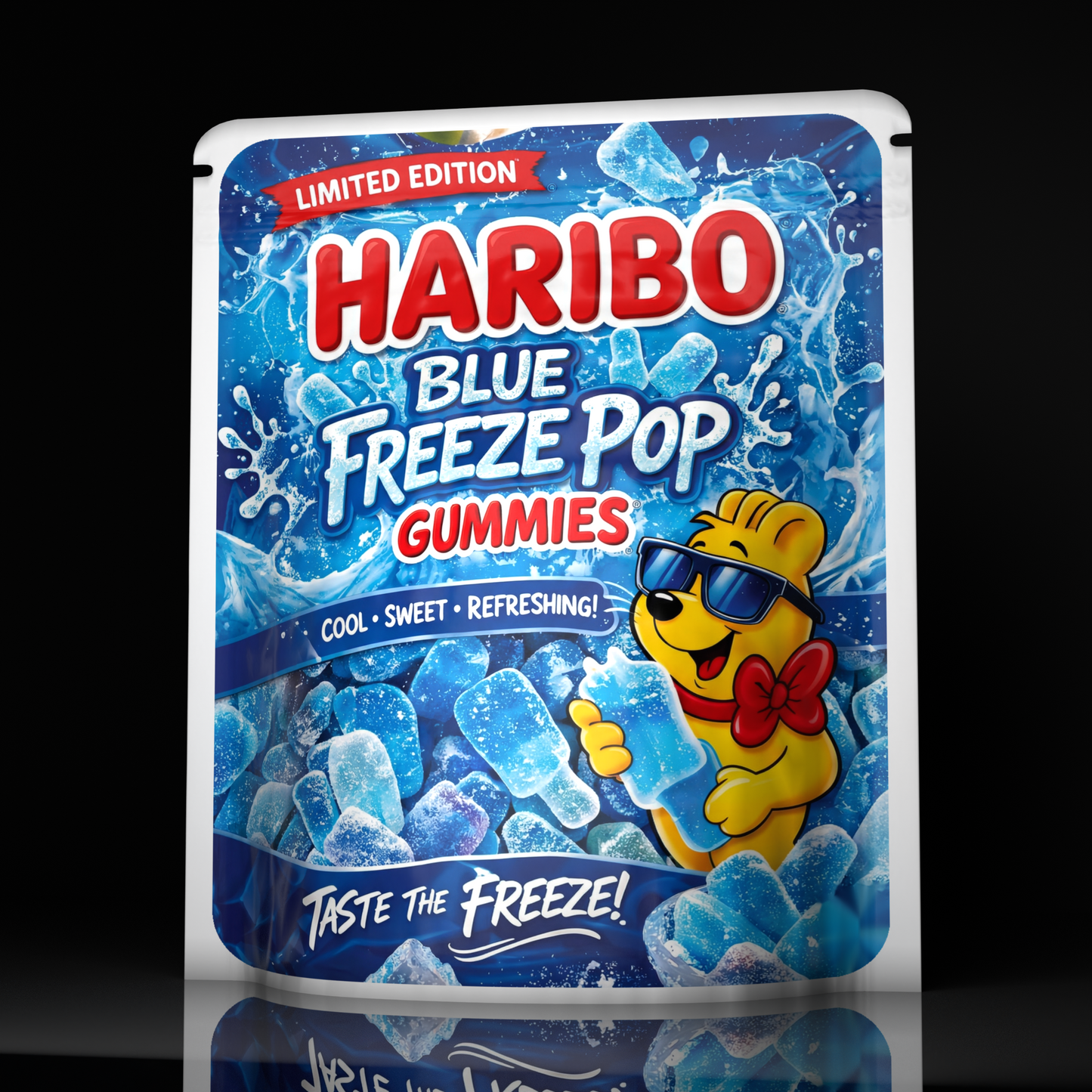Haribo Blue Freeze Pop