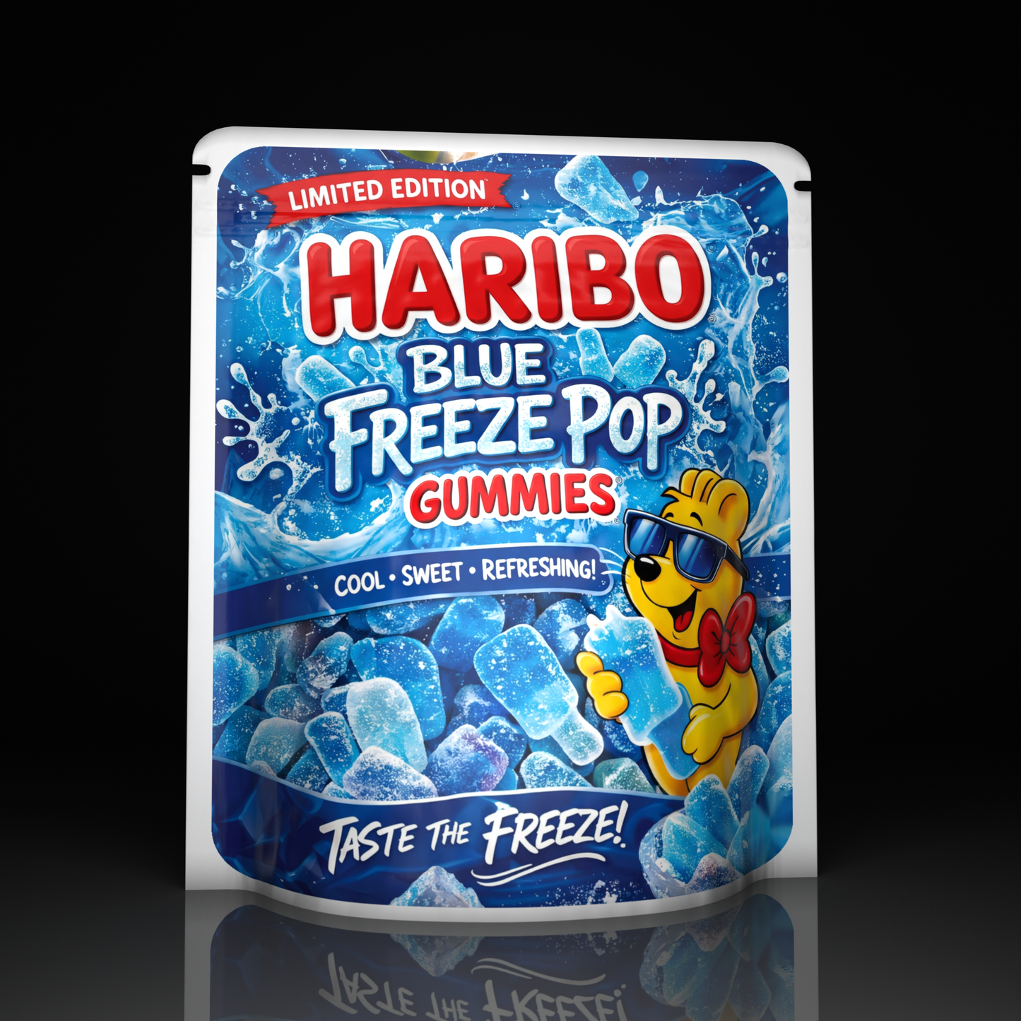 Haribo Blue Freeze Pop