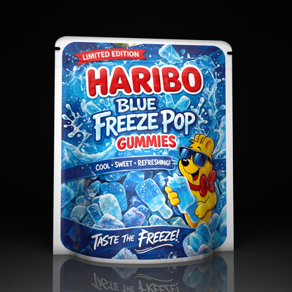 Haribo Blue Freeze Pop