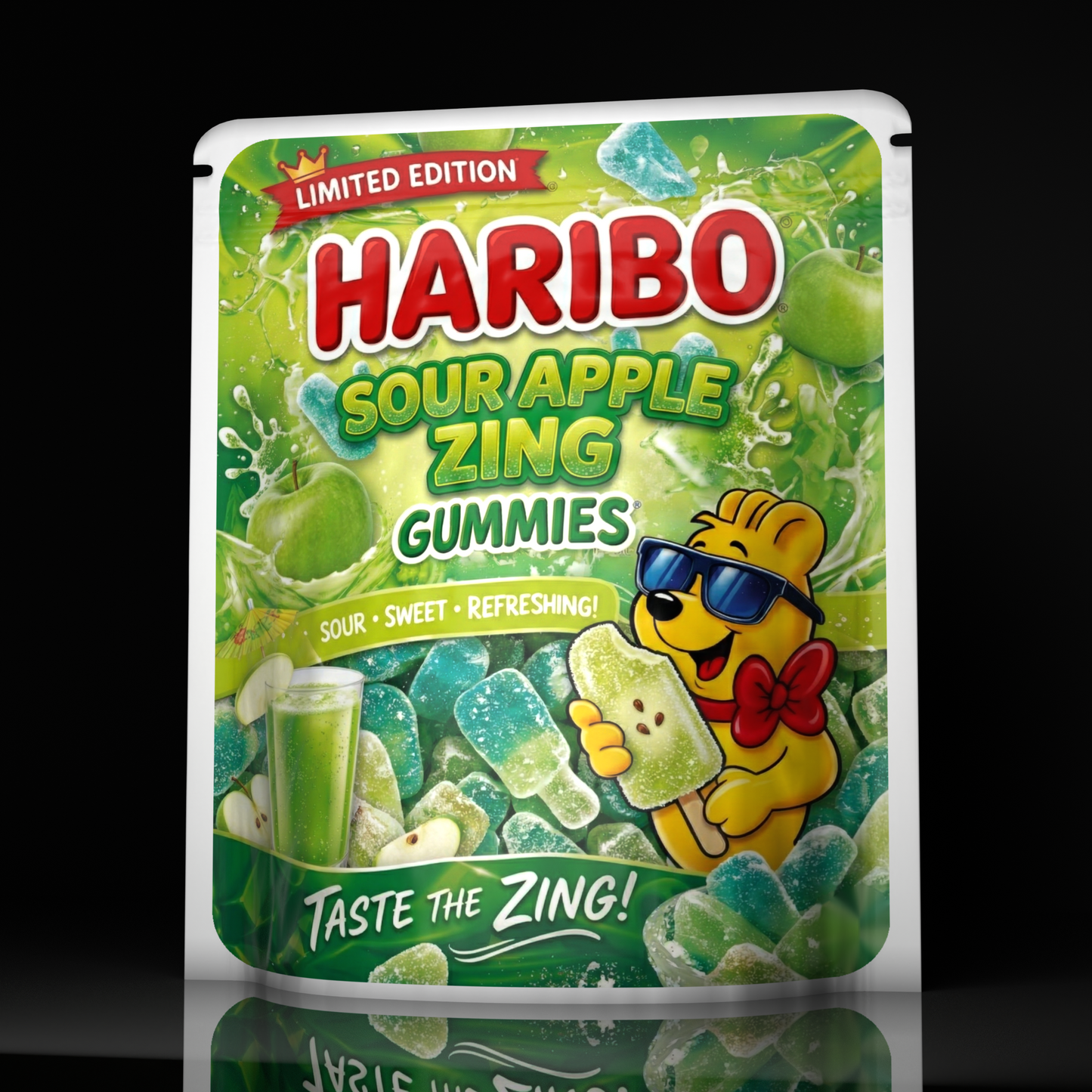 Haribo Sour Apple Zing