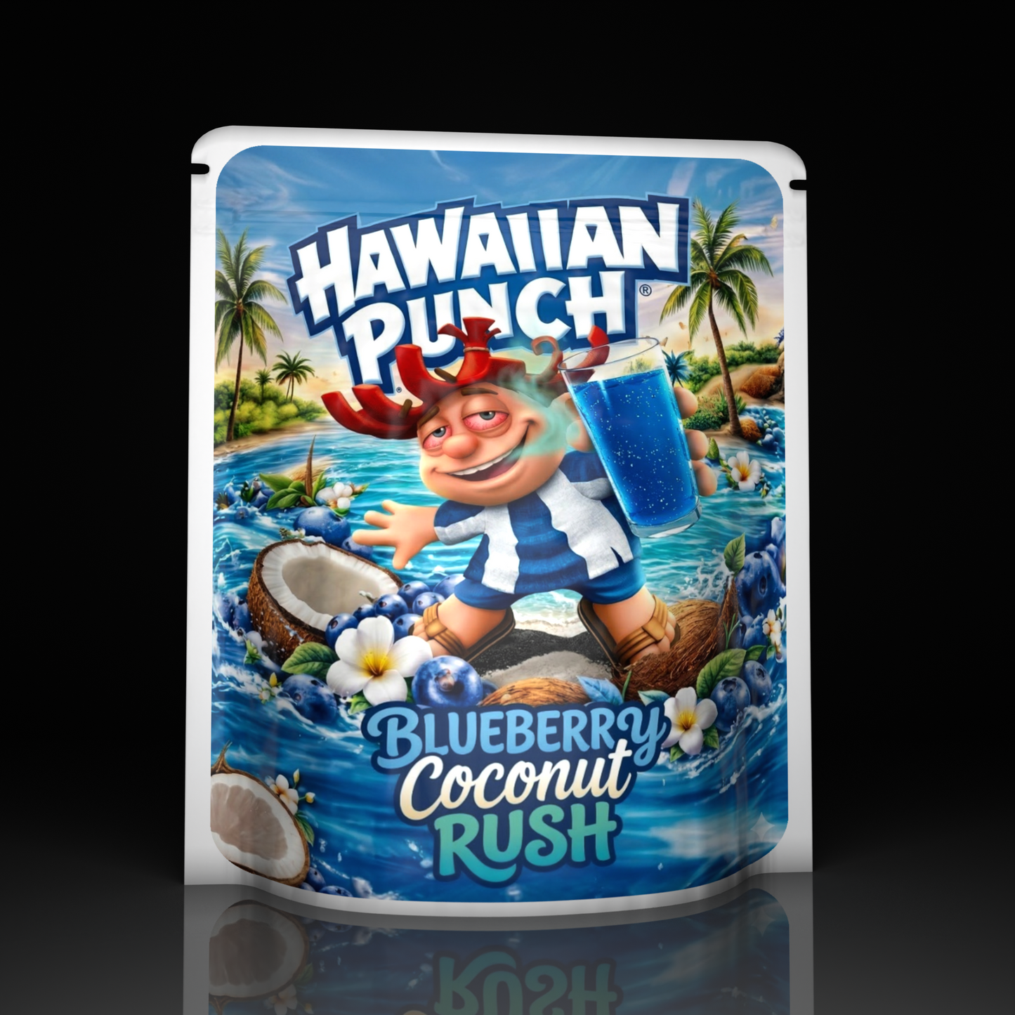 Hawaiian Punch Blueberry Coconut Rush