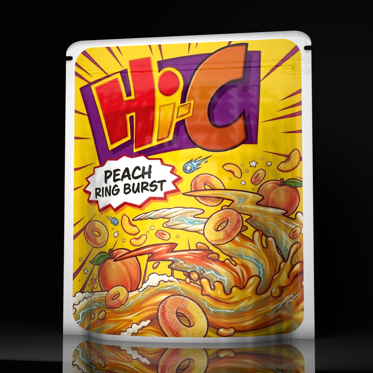 Hi C Peach Ring Burst