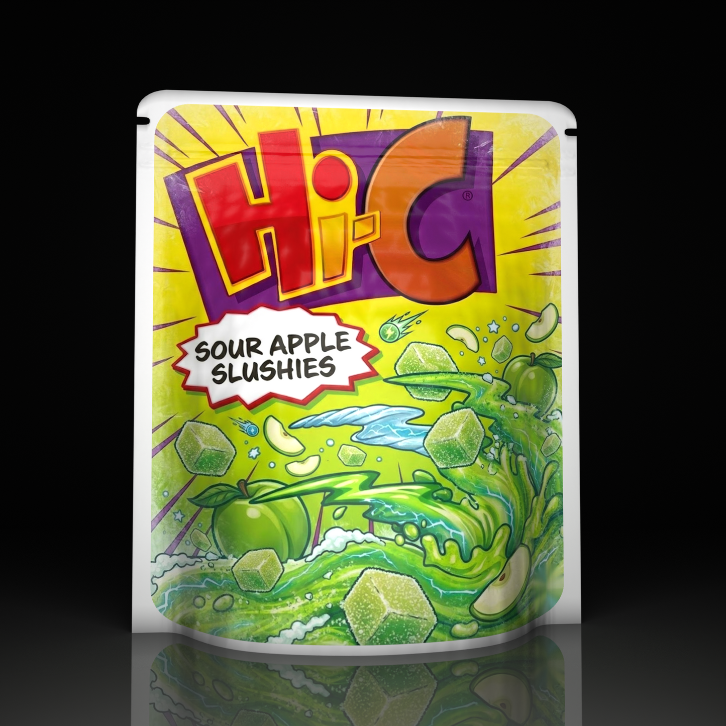 Hi C Sour Apple Slushies