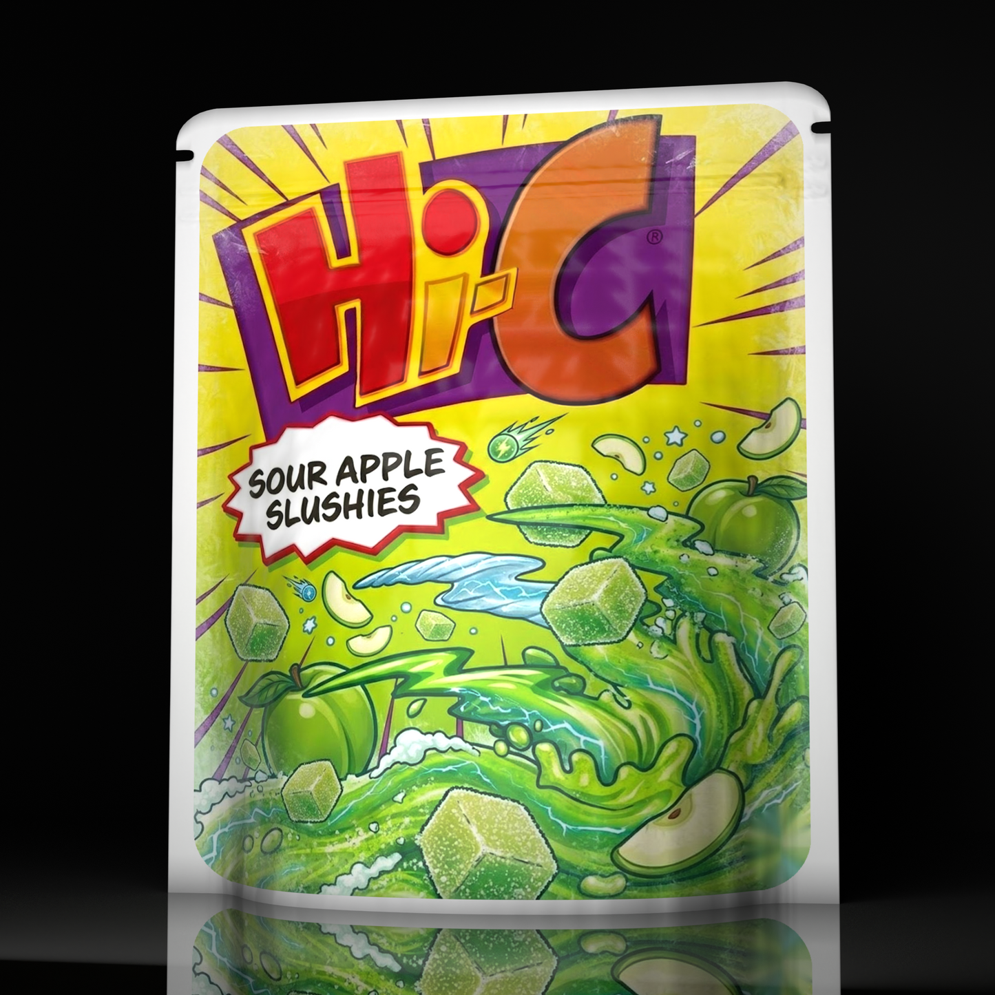 Hi C Sour Apple Slushies