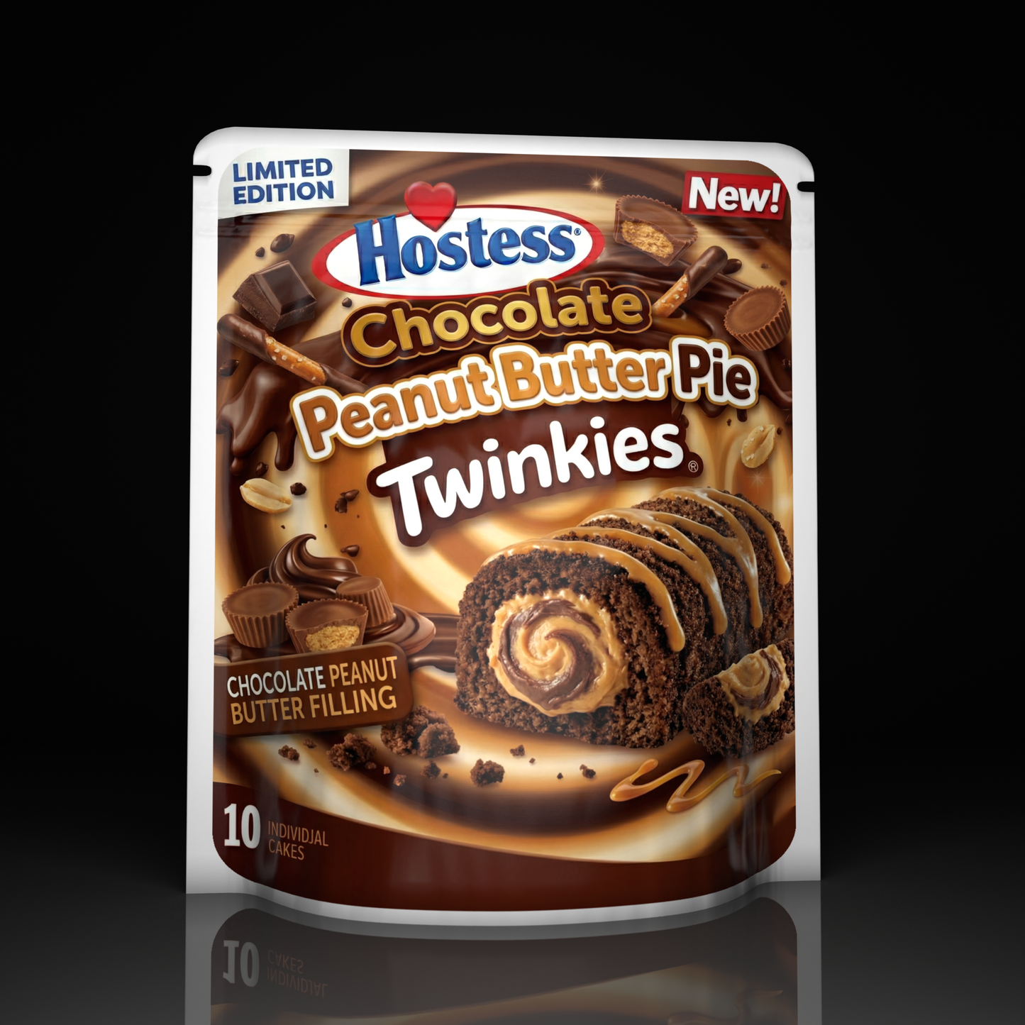 Hostess Chocolate Peanut Butter Pie