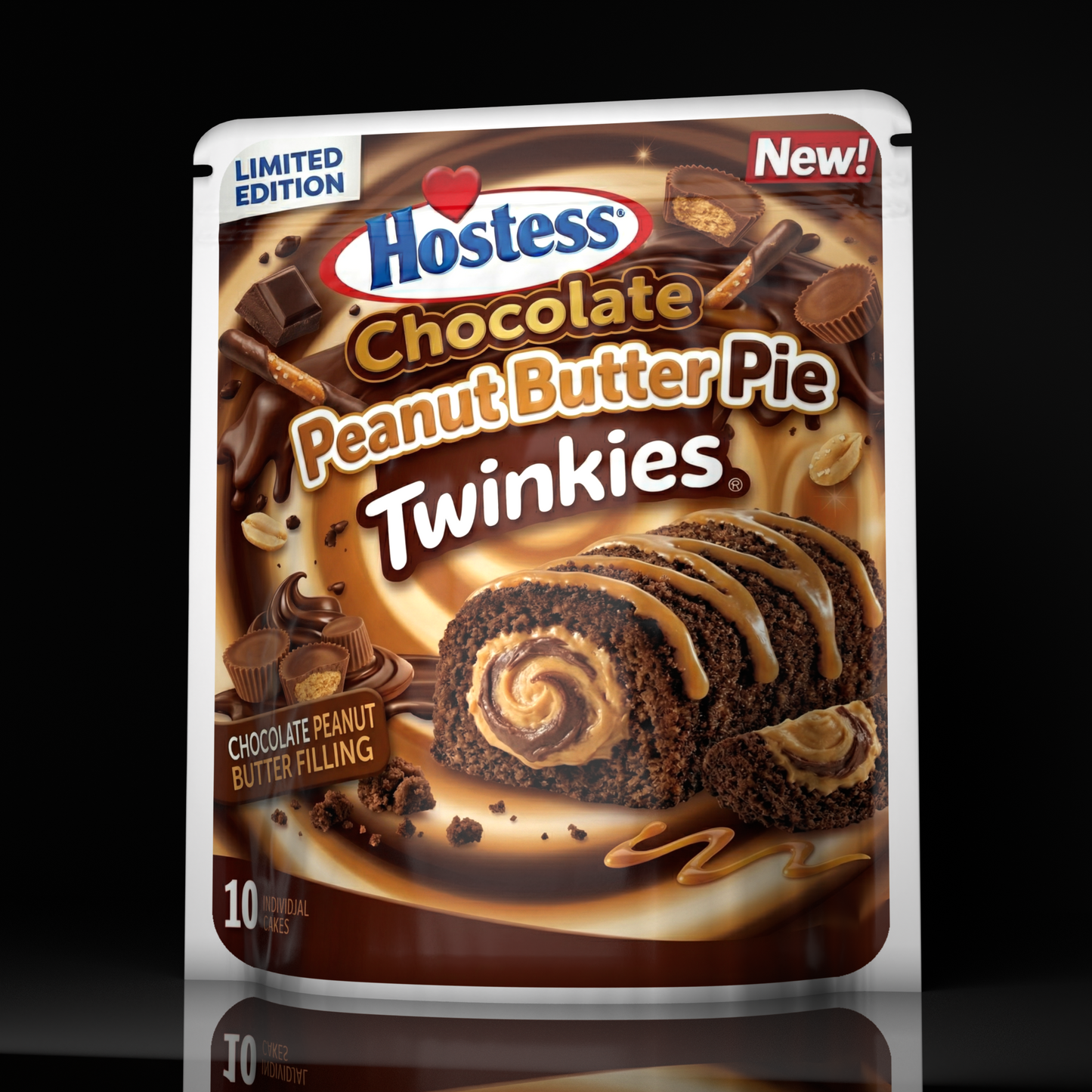 Hostess Chocolate Peanut Butter Pie