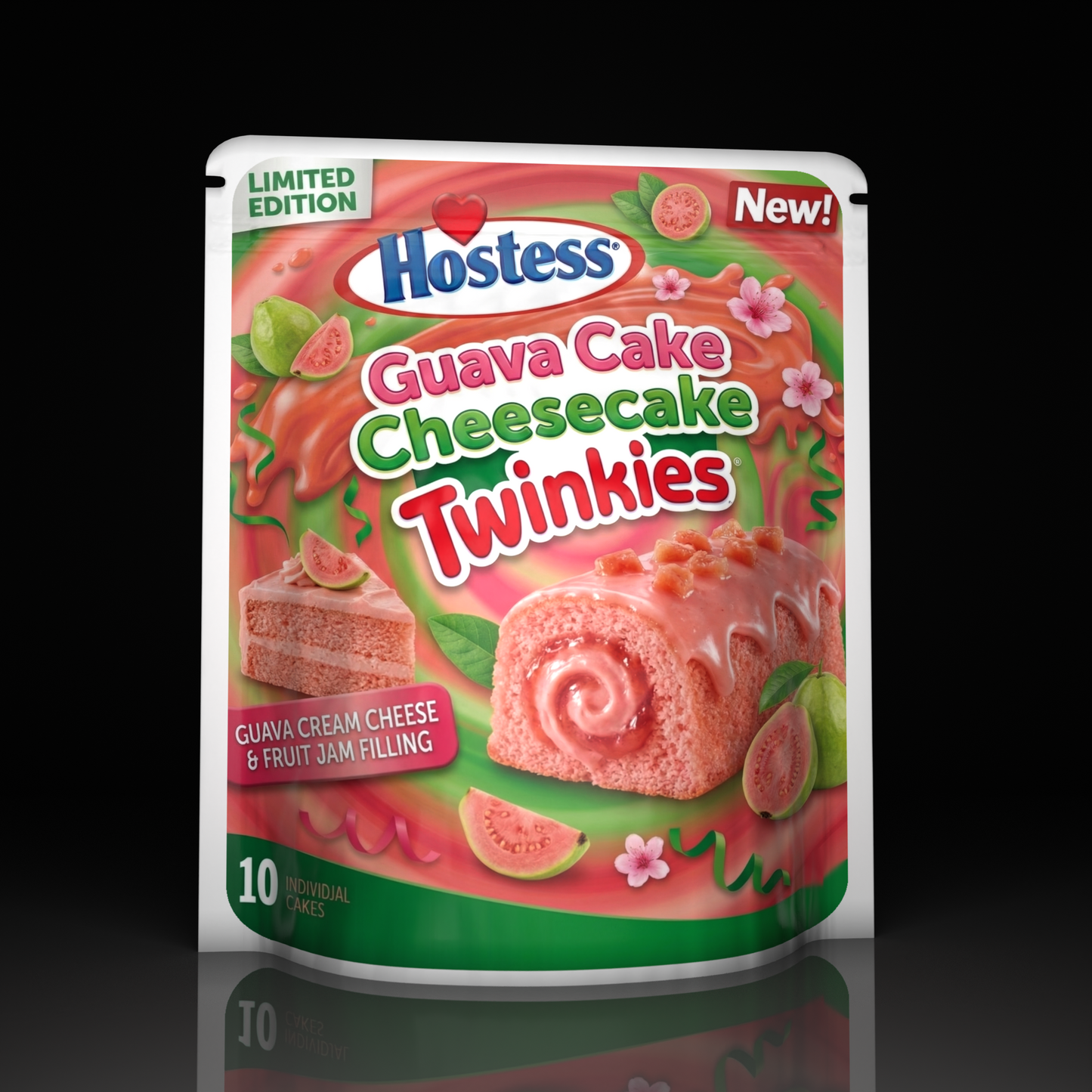 Hostess Guava Cake Cheesecake