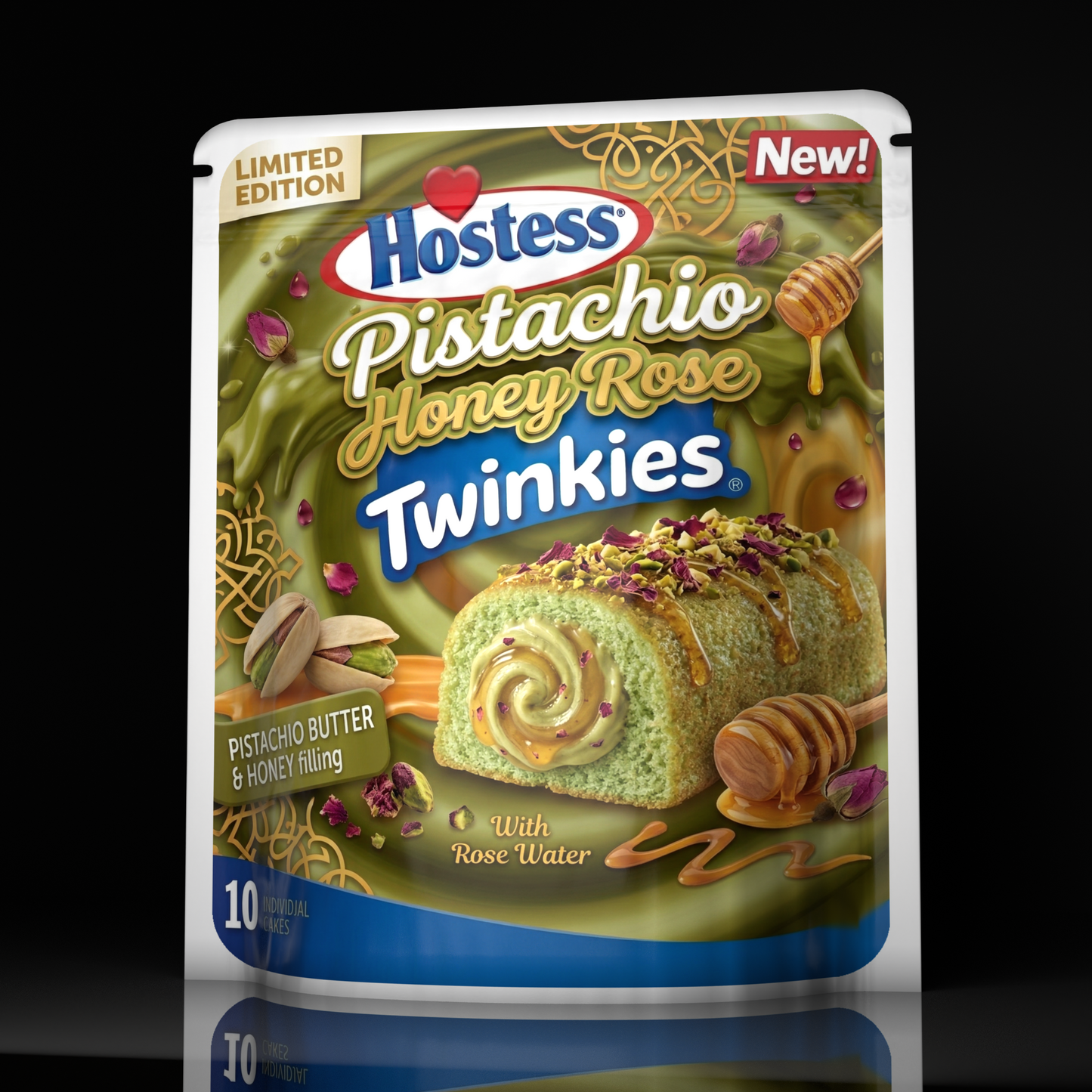 Hostess Pistachio Honey Rose