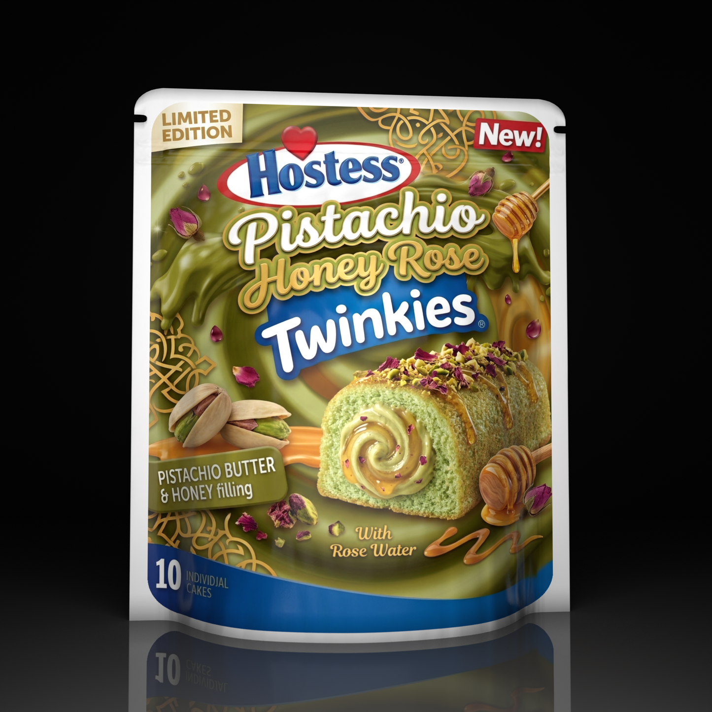 Hostess Pistachio Honey Rose