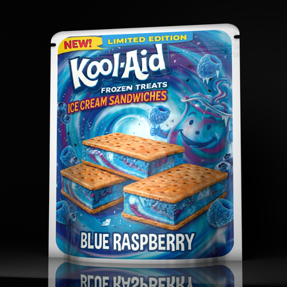 Kool Aid Ice Cream Blue Raspberry
