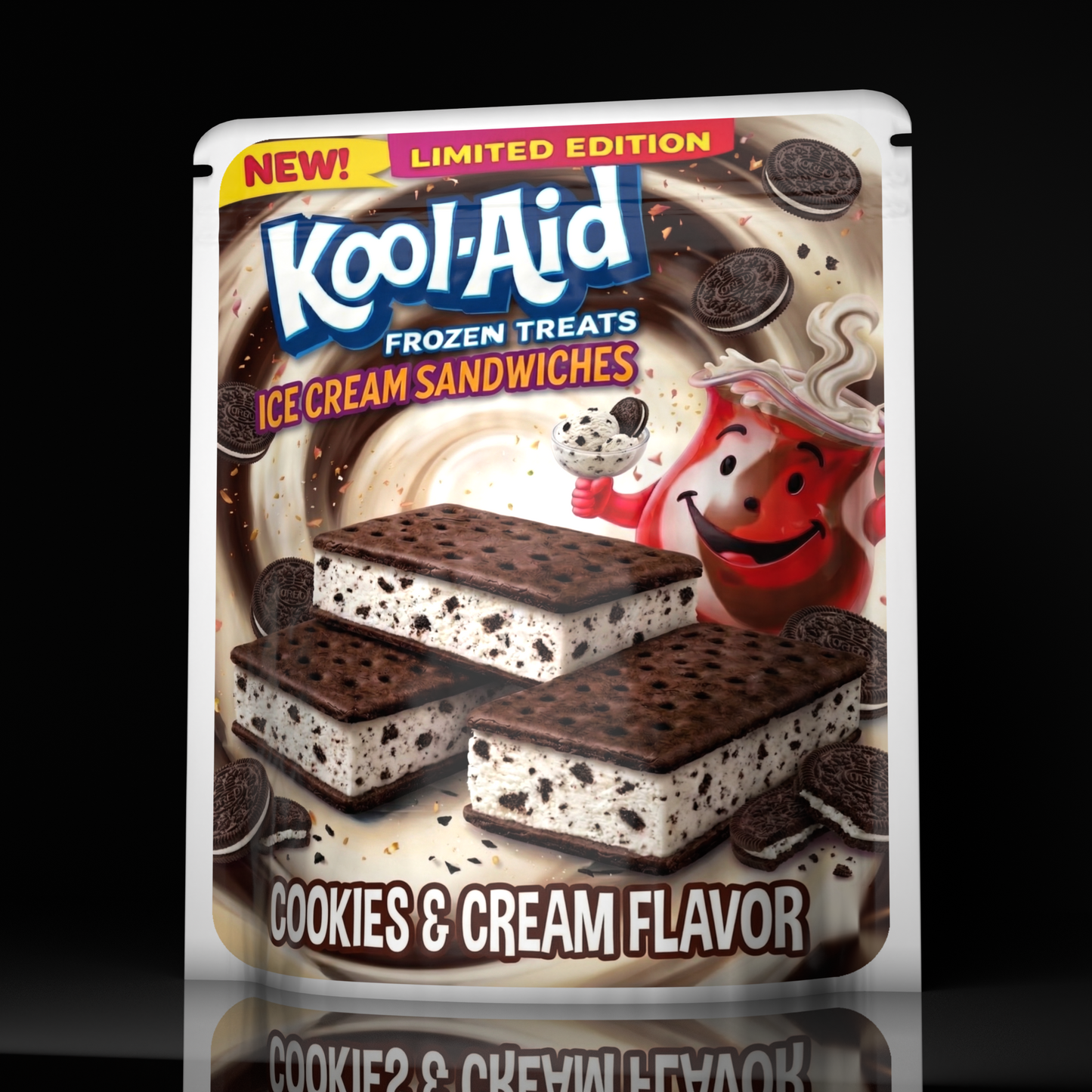 Kool Aid Ice Cream Cookies And Cream