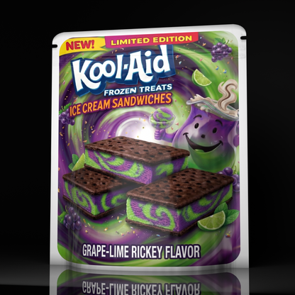 Kool Aid Ice Cream Grape Lime Ricky