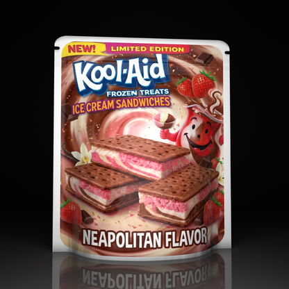 Kool Aid Ice Cream Neoploitan